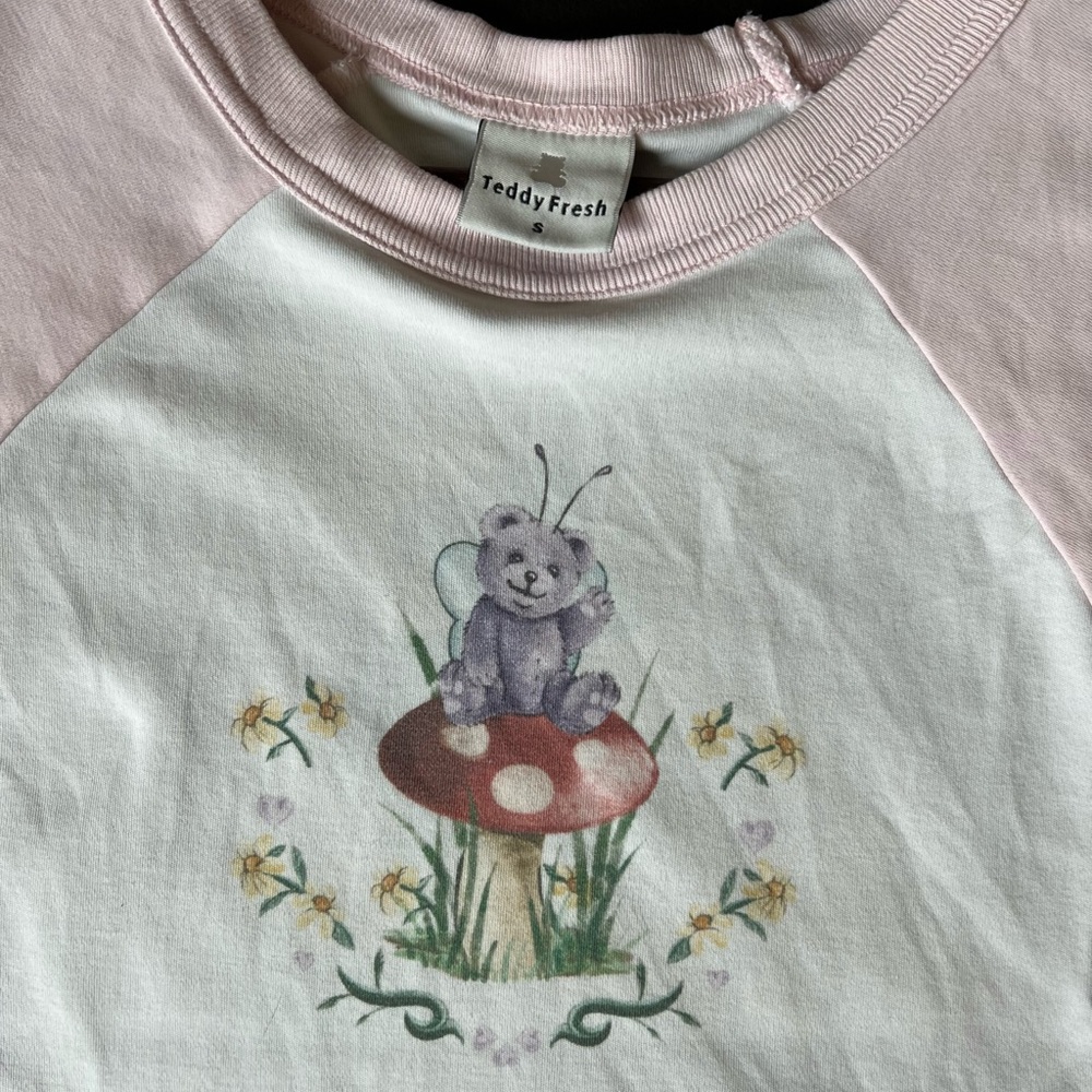 Teddy Fresh Fairy Bear Mushroom Tee